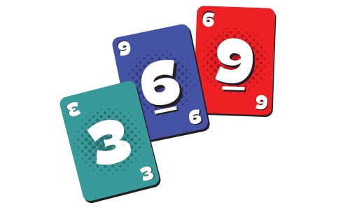 משחק בום 7 המחשה לקלפים