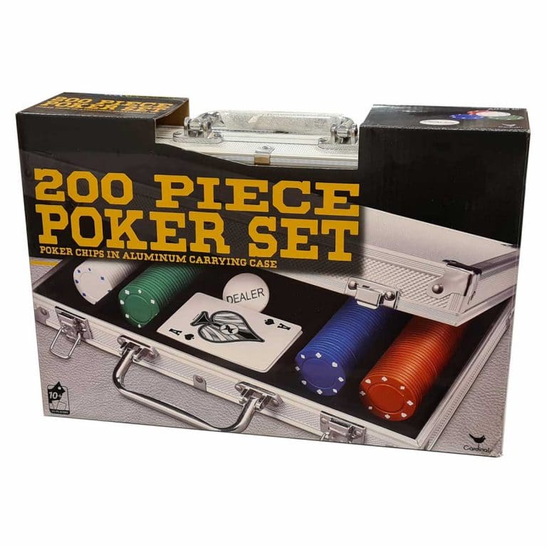 ערכת פוקר דלוקס 200 ג'יטונים