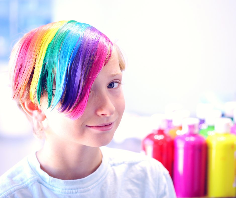 שיער צבעוני כמתנה לילדים בגיל 10